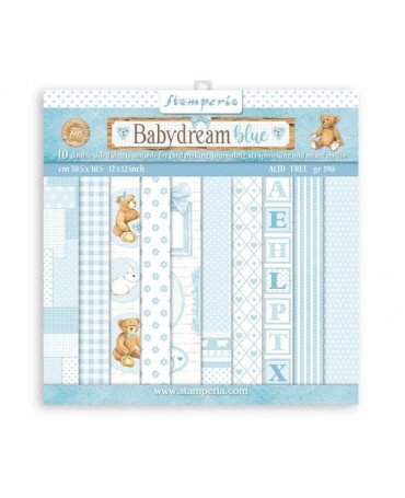 COLECCIÓN 30x30 STAMPERIA Daydream BABYDREAM BLUE 1