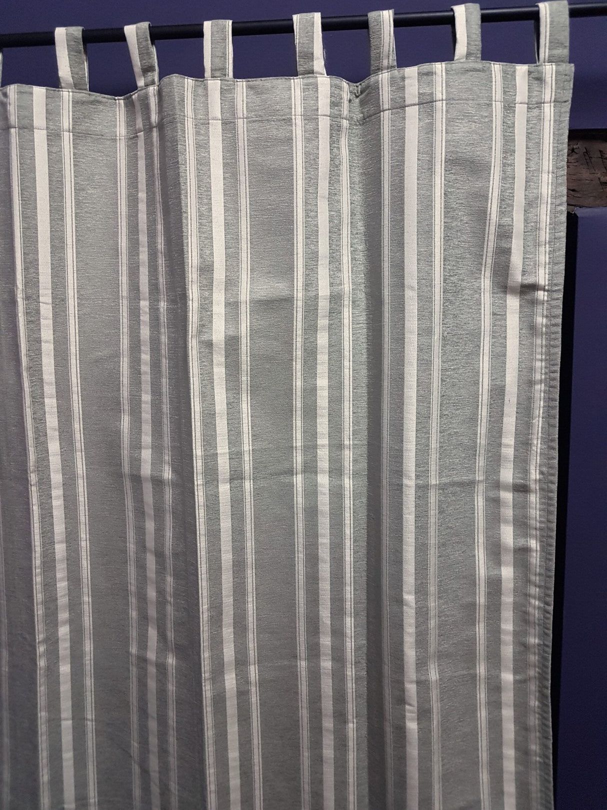 Cortina plata y verde mod. Venecia - Dendago