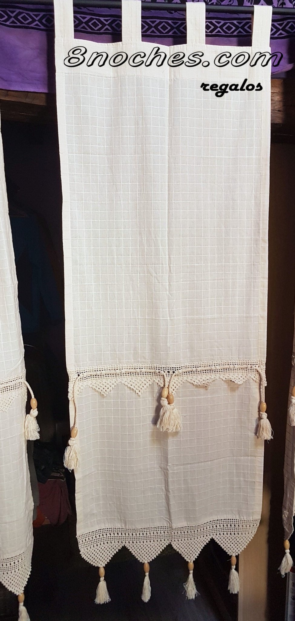Cortina Talavera con cordón. - Dendago