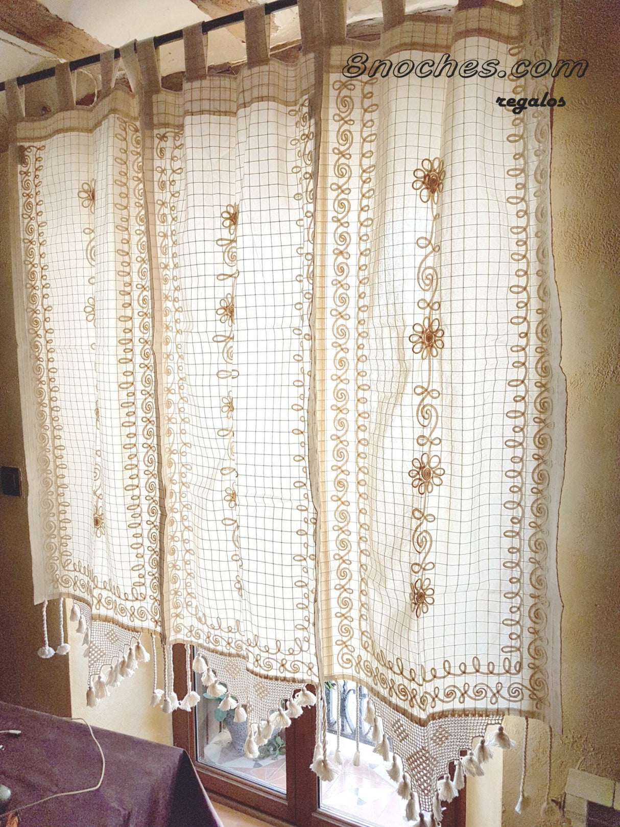 Cortina Turquía de algodón. - Dendago