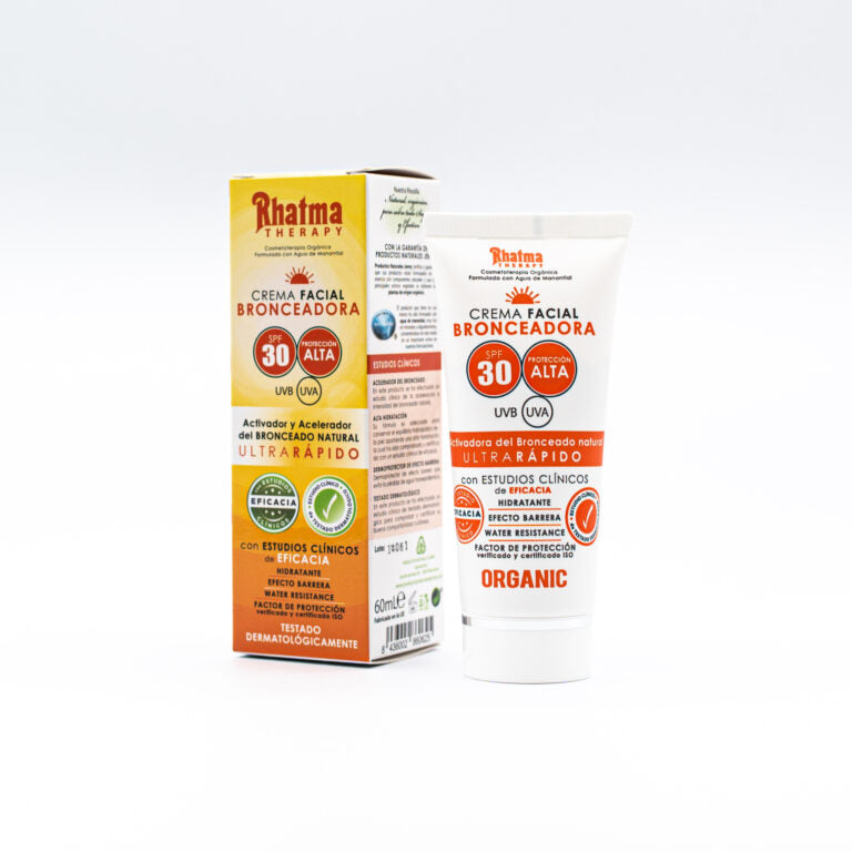 Crema facial bronceadora Rhatma SPF30 60 ml