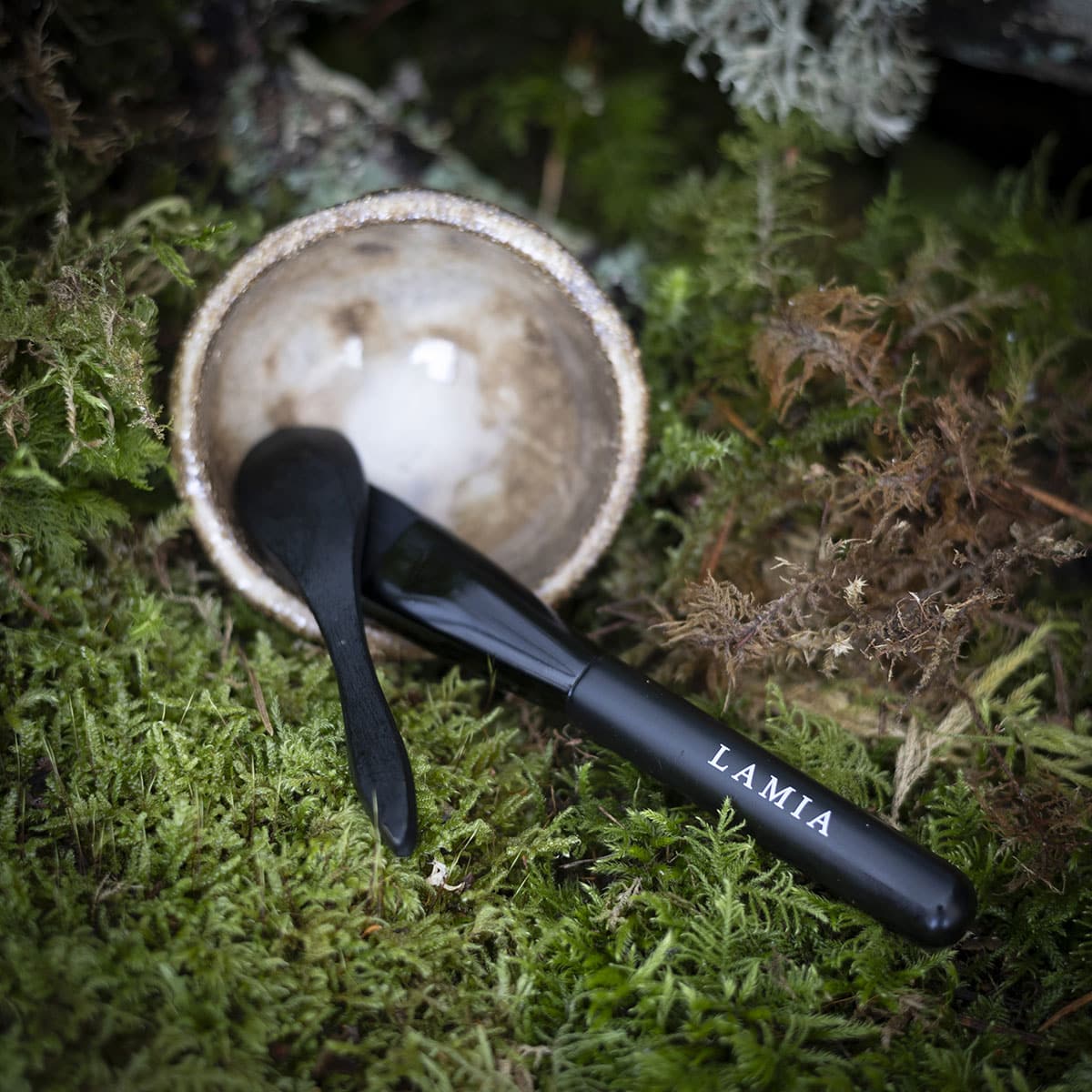 Cuenco y brocha para aplicar la mascarilla - Dendago