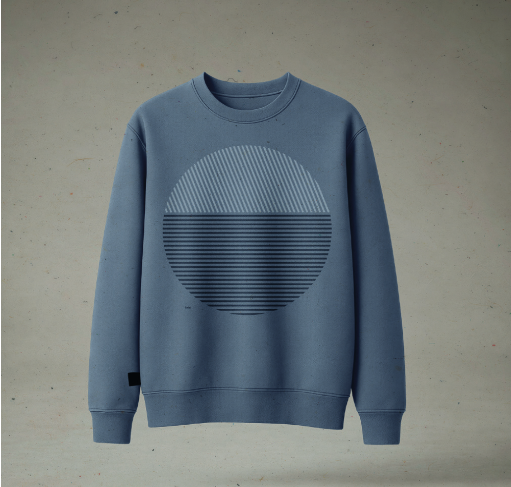 Sudadera BELAI azul grisáceo Hostoa