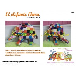 Elefante Elmer Kit de patchwork 2