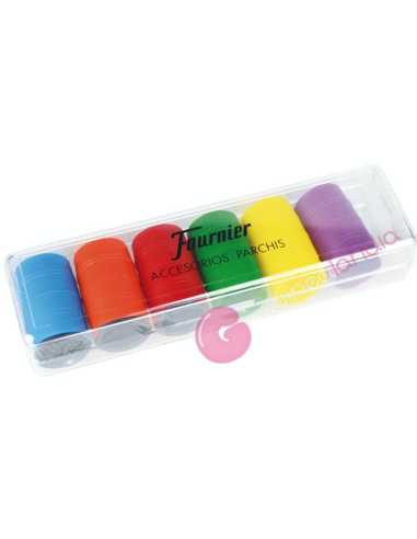 Fichas Parchís 6 Jugadores - Fournier - Dendago