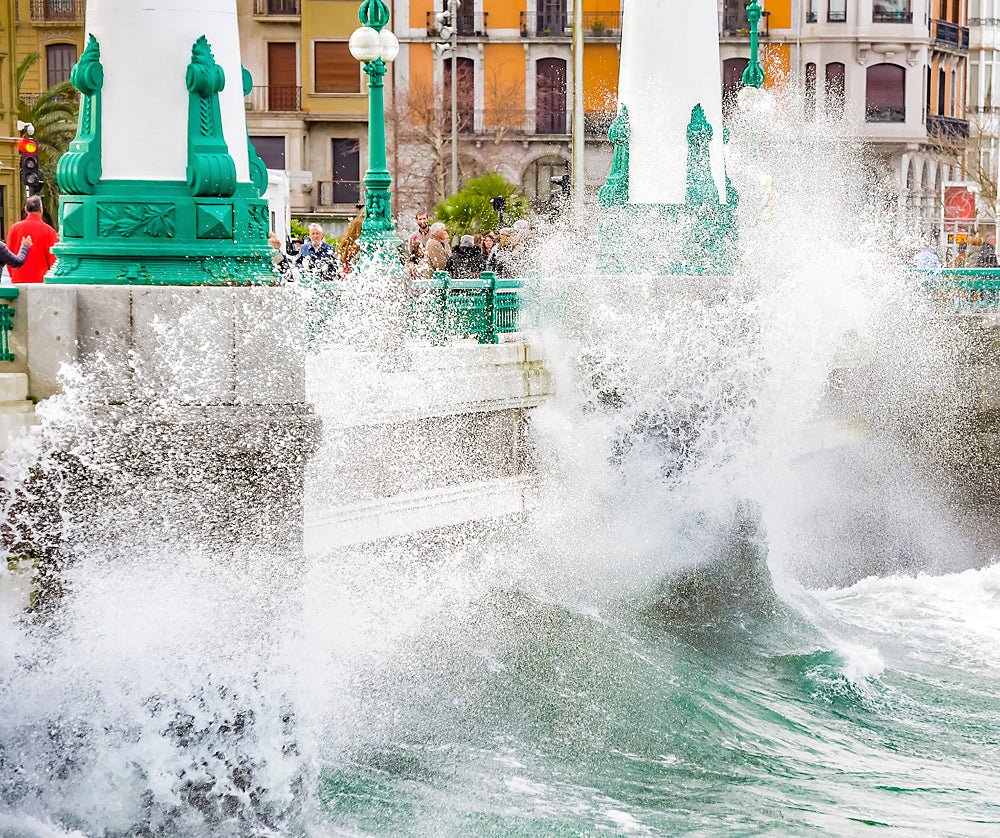 Fotografía País Vasco San Sebastián / Donostia OLAS - 2 50 X 60 cm. - Dendago