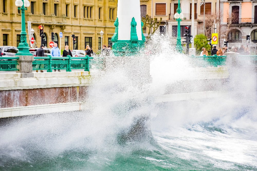 Fotografía País Vasco San Sebastián / Donostia OLAS - 3 50 X 75 cm. - Dendago