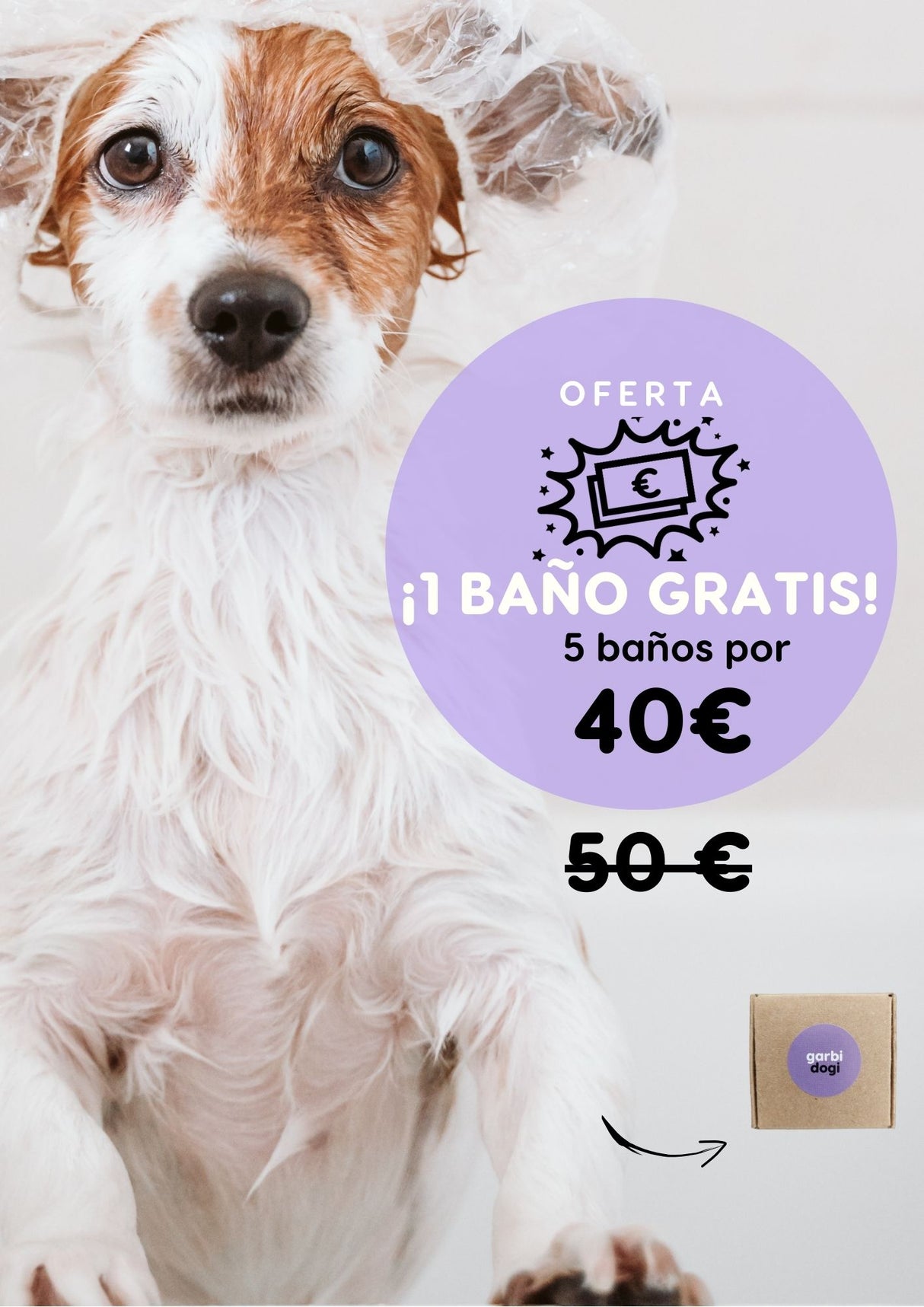 Bono 5 baños ozonizados garbidogi