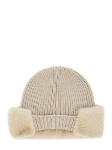 Gorro Beige Tous Con Pelo - Dendago