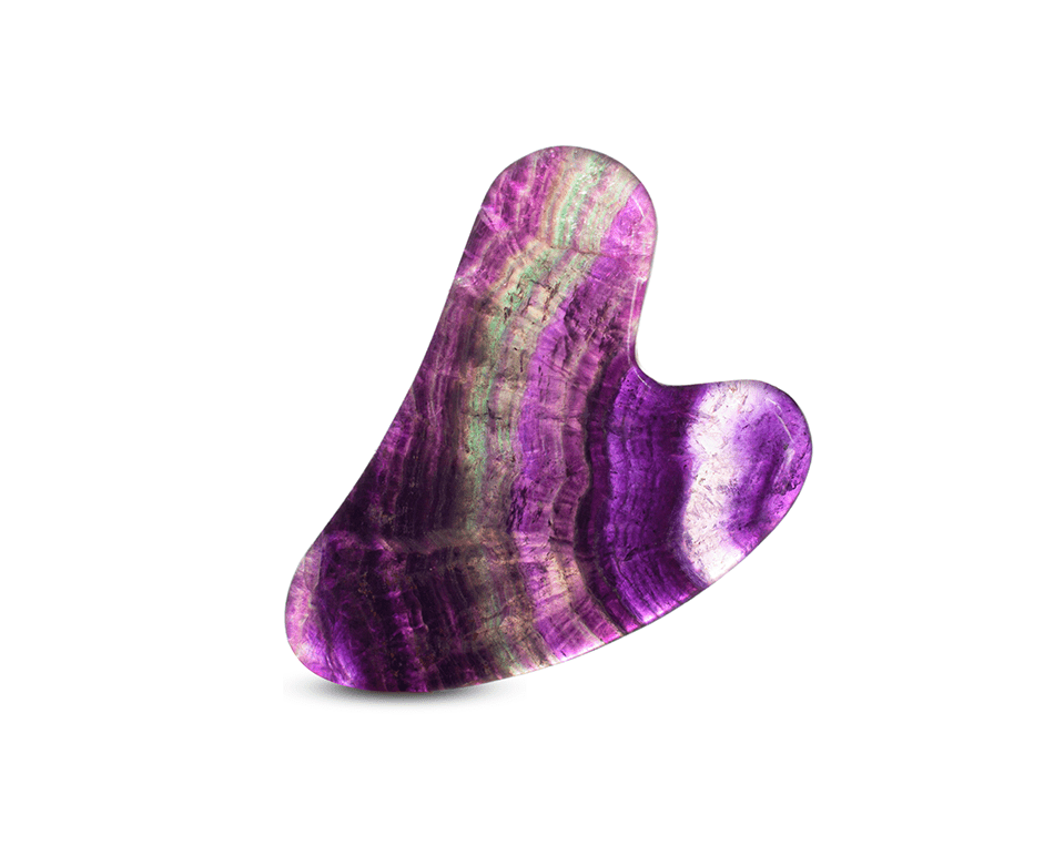 Gua Sha facial de fluorita - Dendago