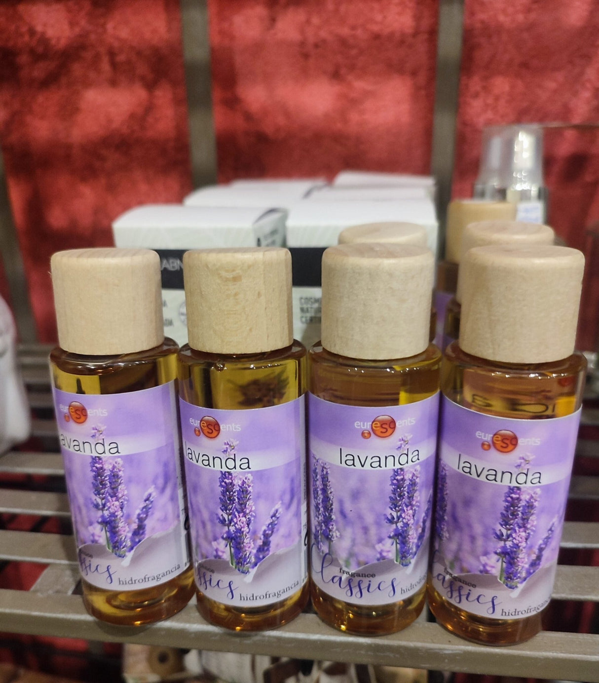 Hidrofragancia de lavanda con tapón de madera - Dendago