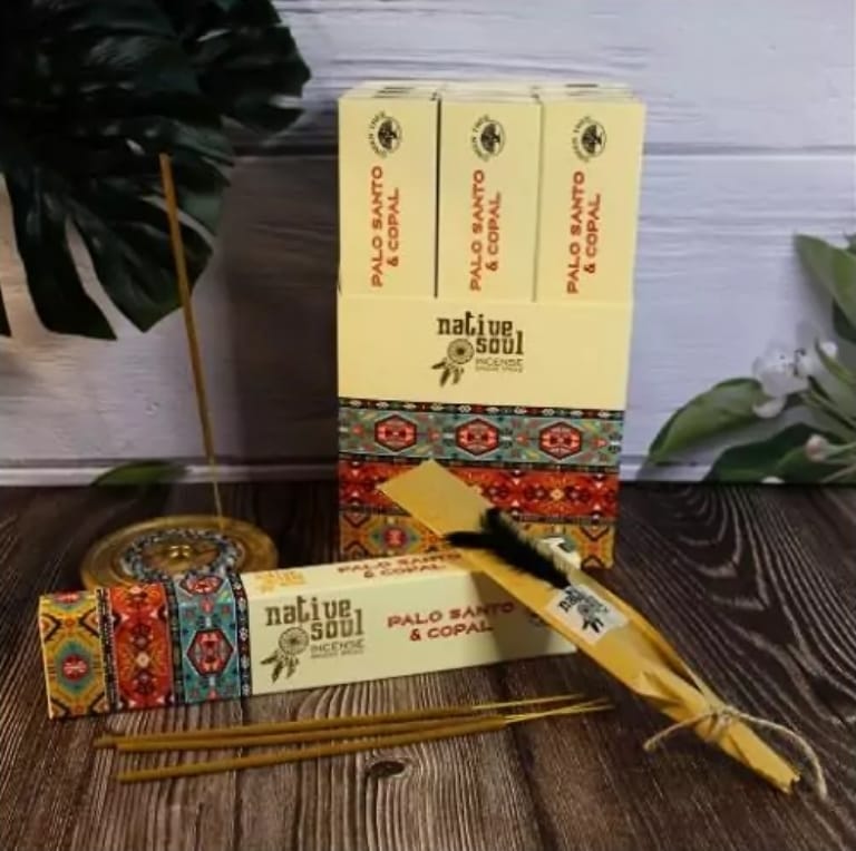Incienso Native soul palo santo y copal