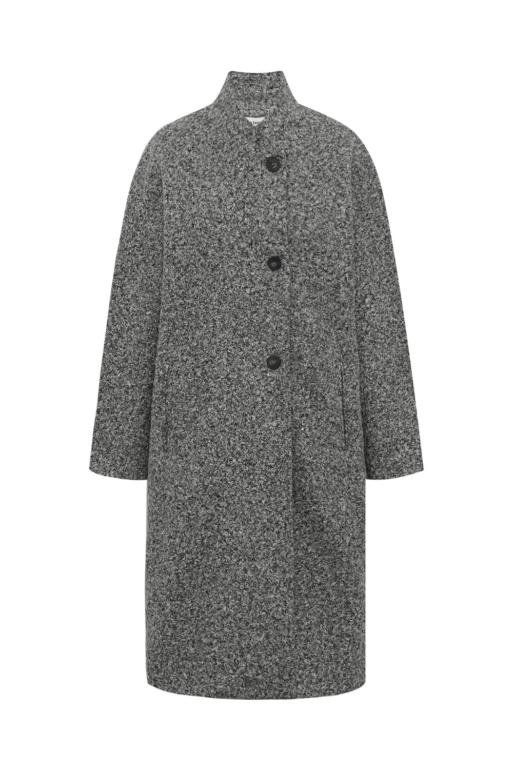 LOLLYS LAUNDRY ABRIGO DE BOUCLE GRIS KAYA