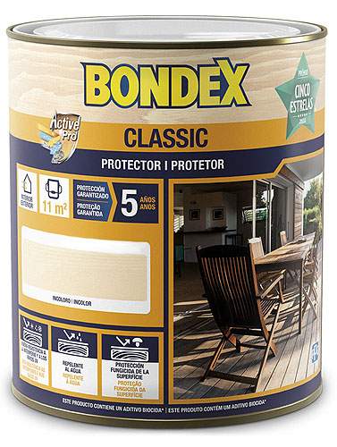 LASSUR CLASSIC SATINADO INCOLORO BONDEX 5Lt - Dendago