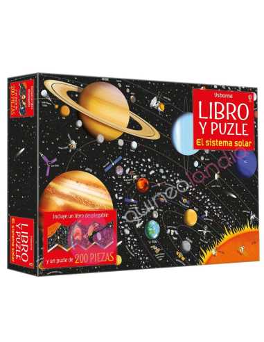 Libro puzzle El sistema solar 200 piezas - Dendago