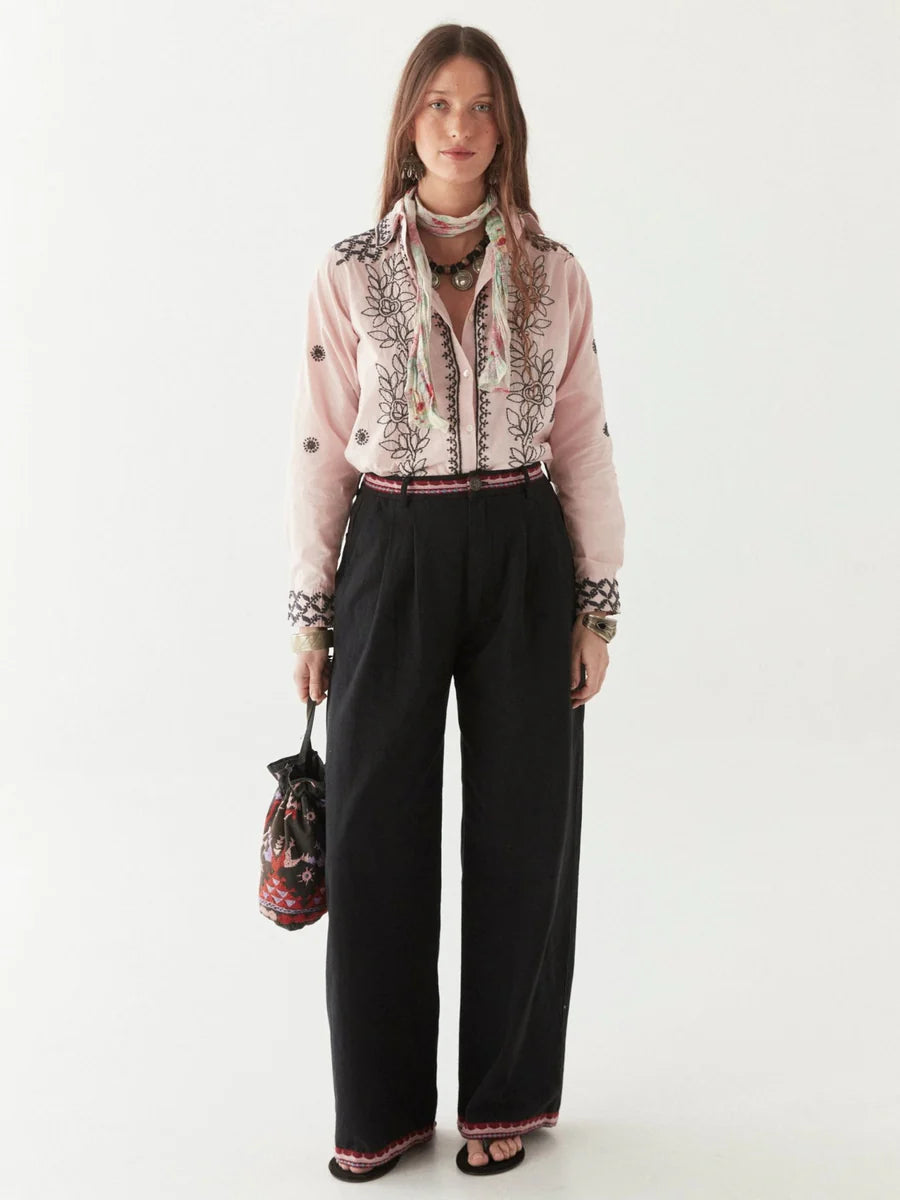 MAISON HOTEL PANTALON LINO MARINO LOLO BENIRRAS