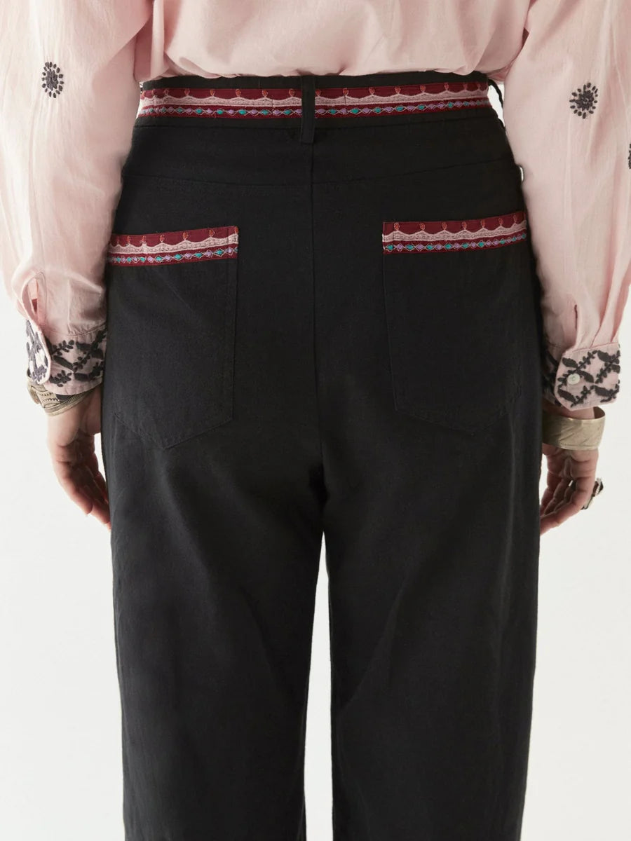 MAISON HOTEL PANTALON LINO MARINO LOLO BENIRRAS