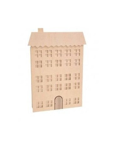 Madera Calendario Adviento Casa 1