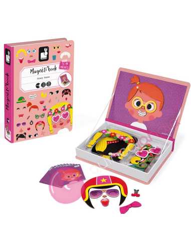 Magneti'book Crazy Faces Chicas - Dendago