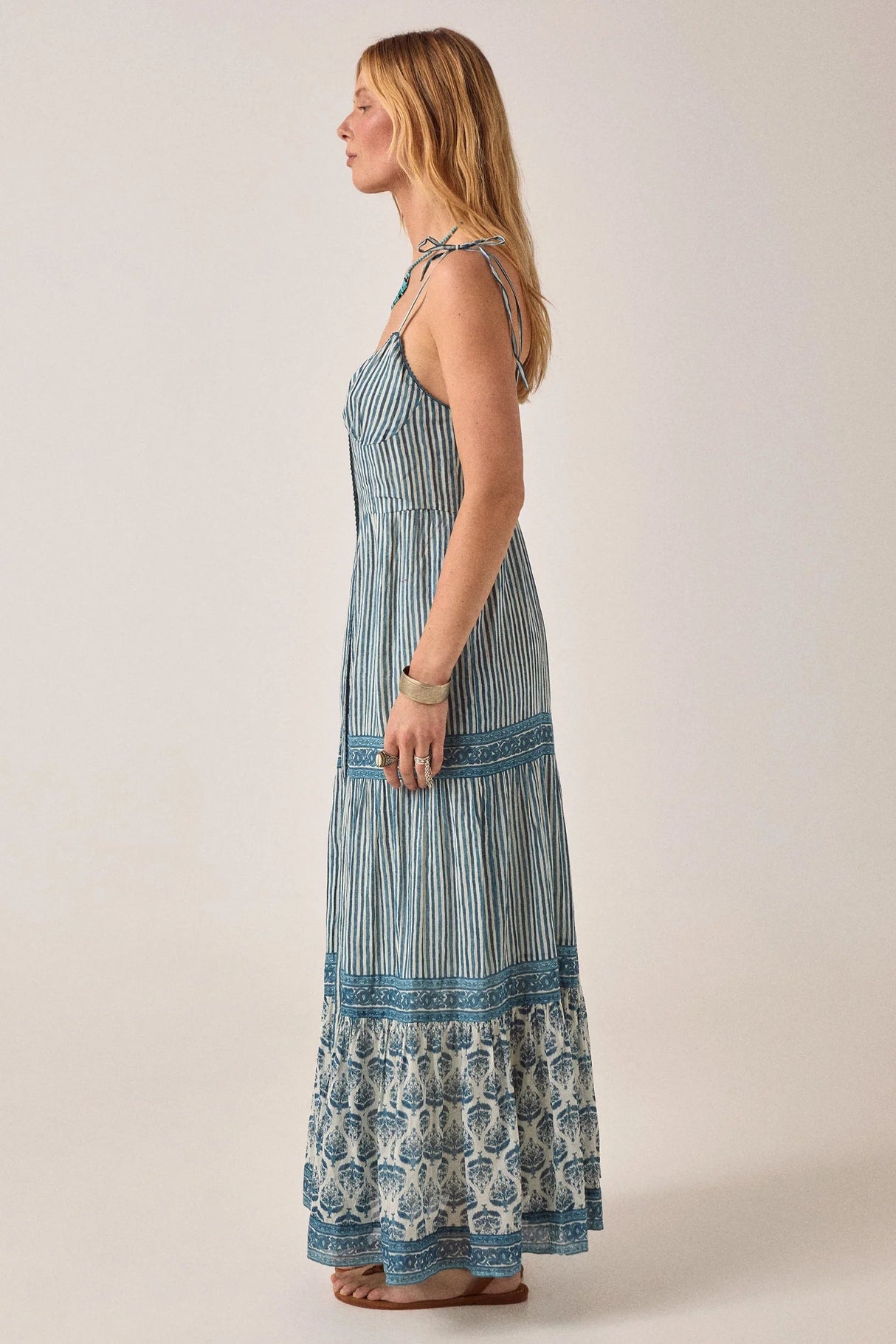 MAISON HOTEL VESTIDO TIRANTES RAYAS CRISTINA