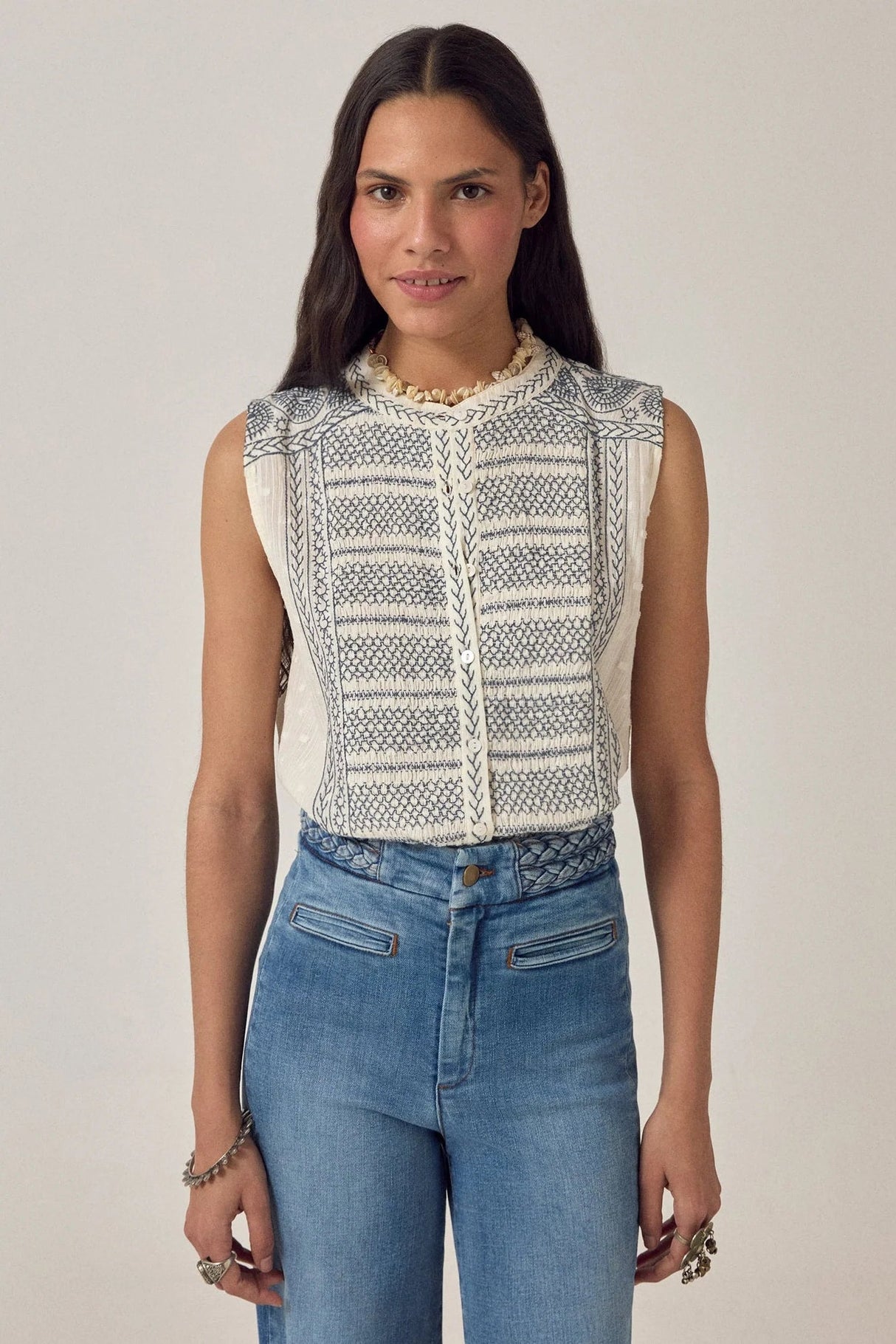 MAISON HOTEL BLUSA SIN MANGAS IRINA POET