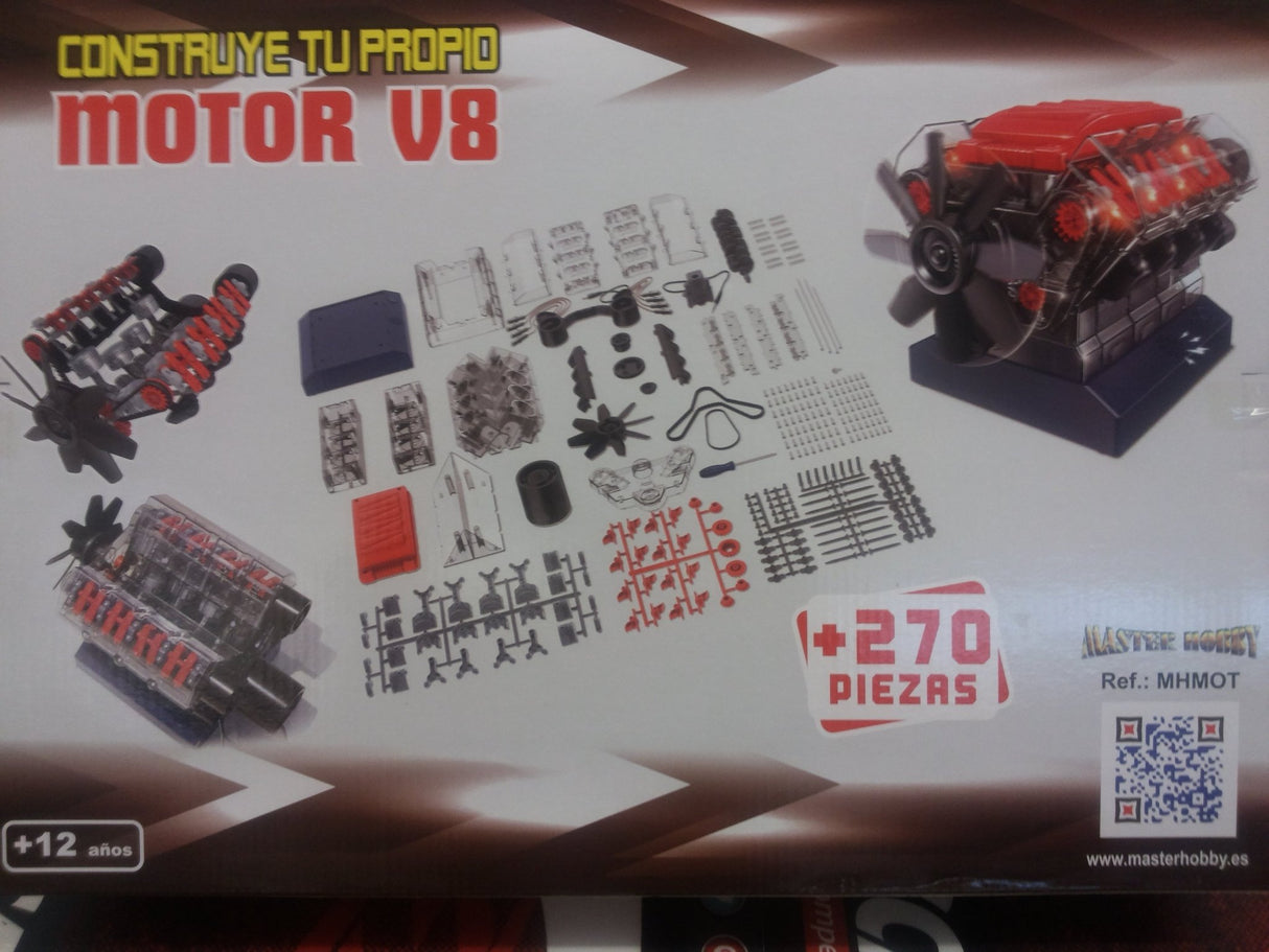 Master Hobby maqueta motor V8, ref. MHMOT - Dendago