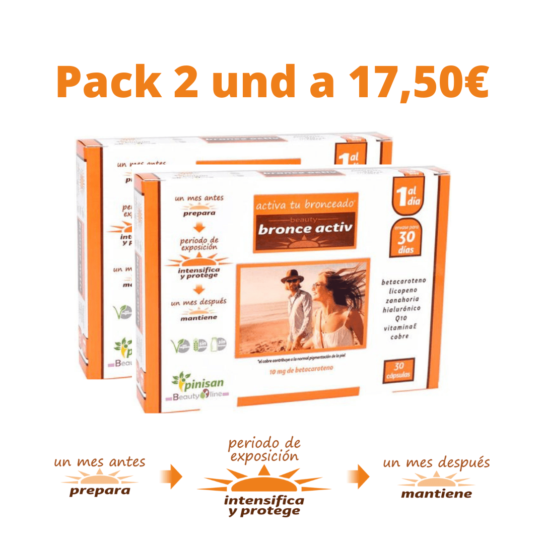 OFERTA PACK BRONCE ACTIV Activador del bronceado - Dendago