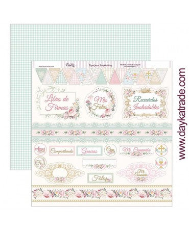 PAPEL SCRAP Dayka Comunión niña 1