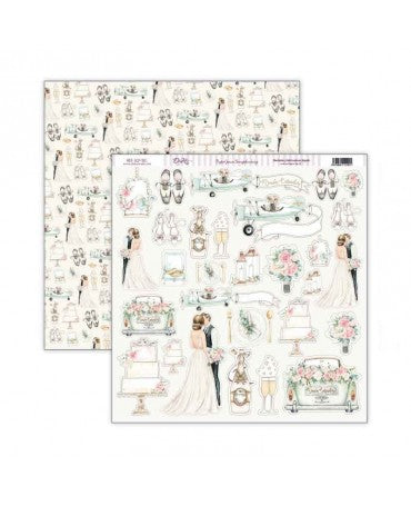 PAPEL SCRAP Dayka Recién casados 1