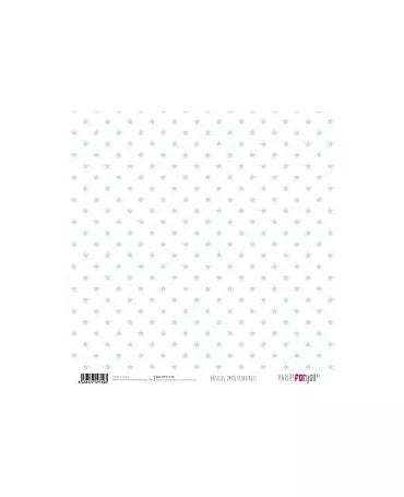 PAPEL SCRAP ESTRELLAS - RAYAS ZIG ZAG Verde Suave 1