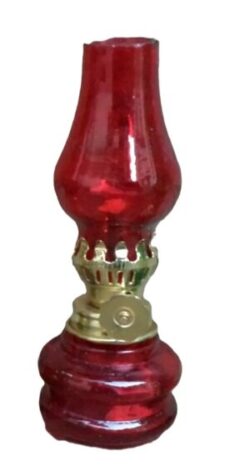 Quinqué rojo de aceite - Dendago