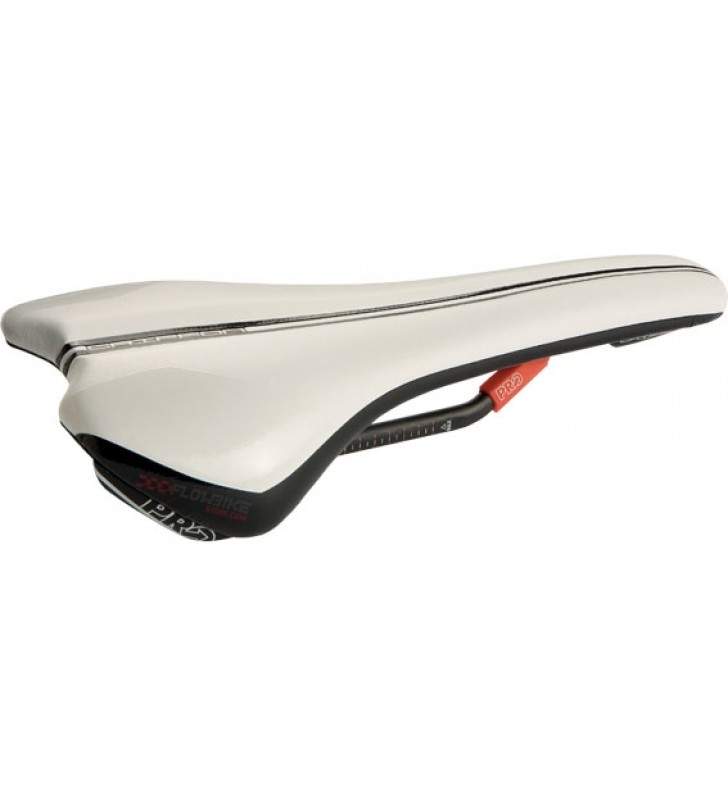 SILLIN PRO GRIFFON CARBONO BLANCO/NEGRO (132MM) - Dendago