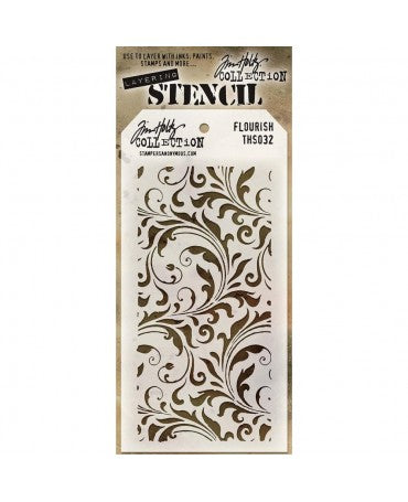 Stencil TIM HOLTZ Flourish 1