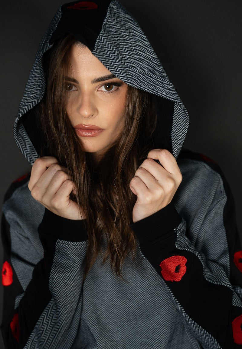 Sudadera Espiguilla Amapolas Animosa