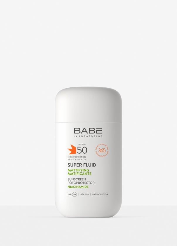 Super Fluid Fotoprotector Matificante SPF 50 50ml BABE.