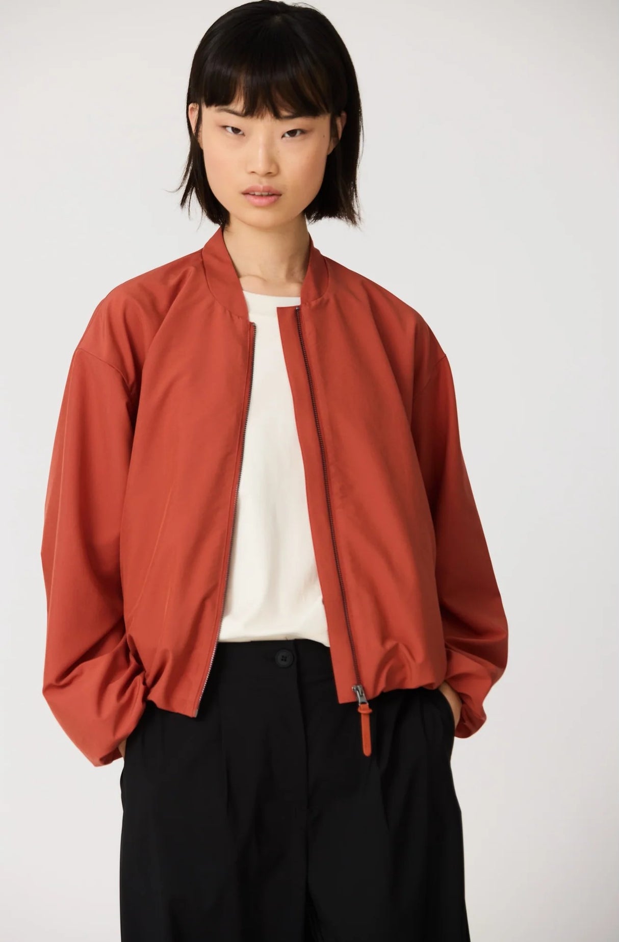 TANTÄ RAINWEAR BOMBER LIGERA SUVISADE BURNT