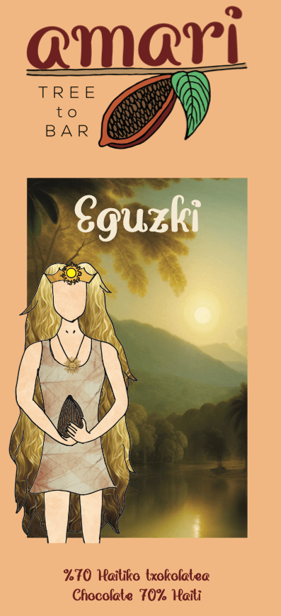 Tableta amari, Haití 70% negro - Dendago