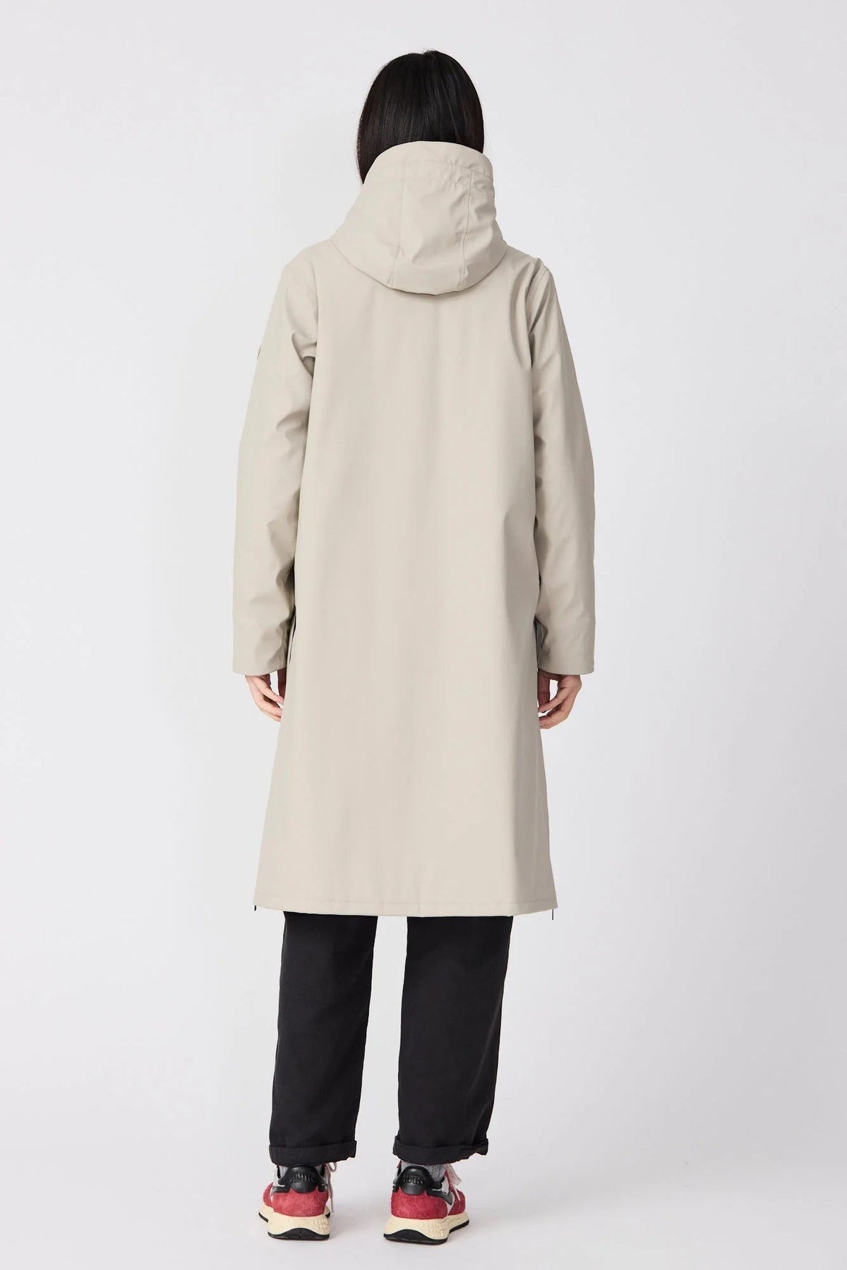 TANTÄ RAINMWEAR ABRIGO LARGO STONE GREY TORMENTA - Dendago