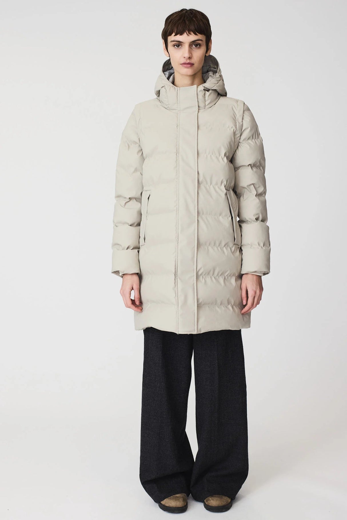 TANTÄ RAINWEAR PLUMIFERO STONE GREY STUHI - Dendago