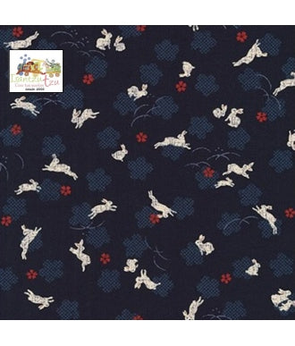 Tela japonesa Sevenverry Conejos 88218 D2-005 1