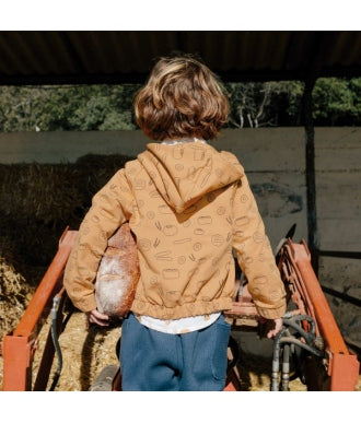 Tela Katia Felpa Sweat Bread Coord Pan Naranja 2