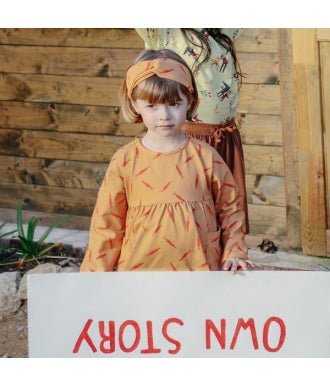 Tela Katia Jersey Chaperone Rouge Carrot Zanahoria marron 2