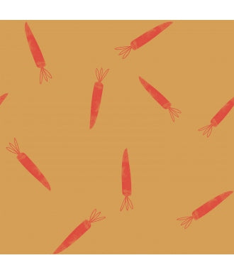 Tela Katia Jersey Chaperone Rouge Carrot Zanahoria marron 1