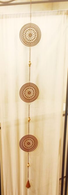 Tira de metal modelo mandala - Dendago