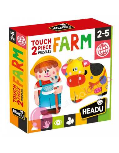 Touch 2 pieces puzzle Farm Headu - Dendago