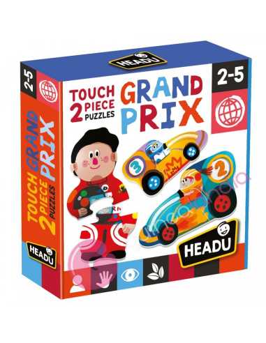 Touch 2 pieces Puzzles Grand Prix - Dendago