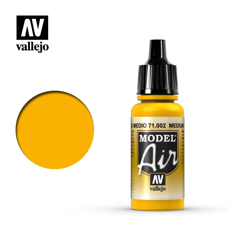 Vallejo Model Air 71.002 Amarillo Medio - Dendago