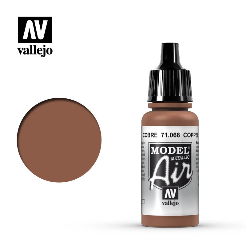 Vallejo Model Air 71.068 Cobre (Metalizado) - Dendago