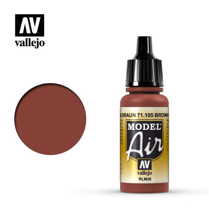 Vallejo Model Air 71.105 RLM26 Braun - Dendago