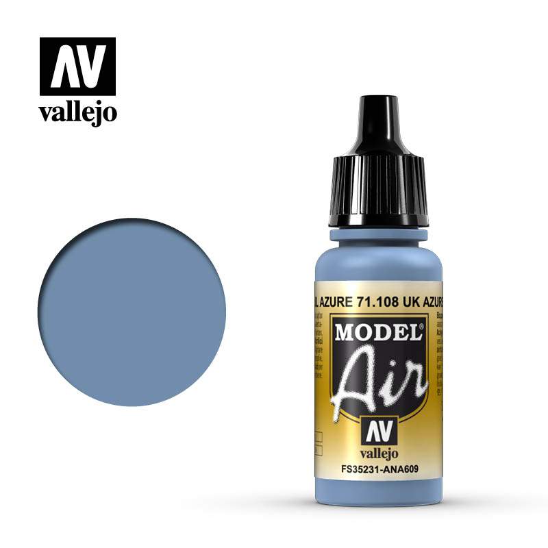 Vallejo Model Air 71.108 Uk Azul Azure - Dendago